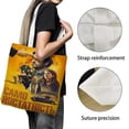 thumbnail image 3 of Self-Reliance Movie Bolso de tela con estampado de lienzo para mujer, bolsa de compras reutilizable y estética, con cremallera interior, regalo para mujer,40*40cm., 3 of 6