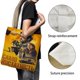 thumbnail image 3 of Self-Reliance Movie Bolso de tela con estampado de lienzo para mujer, bolsa de compras reutilizable y estética, con cremallera interior, regalo para mujer,40*40cm., 3 of 6