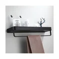thumbnail image 4 of Estante de baño sin perforaciones, estante de pared para cocina y baño con toallero, estante de almacenamiento portátil, accesorios de baño, 4 of 5