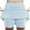 Light Blue, variant on Bovxnpu Girls Skirt Sports Girls Skorts Tennis Skirts Golf Skirts with Shorts Girl's Active Running Skort Skirt School Girl Outfit