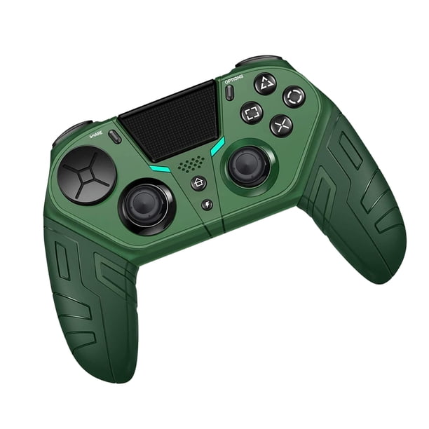 Monstrate Controlador de juegos Accesorios de computadora prácticos profesionales Controladores compatibles con Bluetooth Gamepad Pad de control de juegos Electrónica Verde