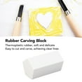 thumbnail image 4 of Soft Rubber Carving Block Delicate Engraving Brick for Crafts Seals Medallions Making Family Activities, 4 of 7