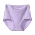 thumbnail image 5 of WTXUE Underwear Women Pack, 3PC Women's Plus Size Briefs XL 6XL High Waisted Briefs Ladies Underwear Full Coverage Underwear Cotton Panties for Women (Beige, XXL), 5 of 8