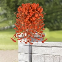 Nkmbld Artificial Hanging Halloween Garland Simulated Rose Artificial Flower Living Room Ceiling Decoration