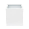 thumbnail image 6 of ToppiJoy 18*18*20in Steel Planter Box, White Metal Planter, Large Square Indoor Outdoor Planters Cube with Removable Inner Plate, Heavy Duty Flower Pot for Patio Garden Yard, 6 of 12