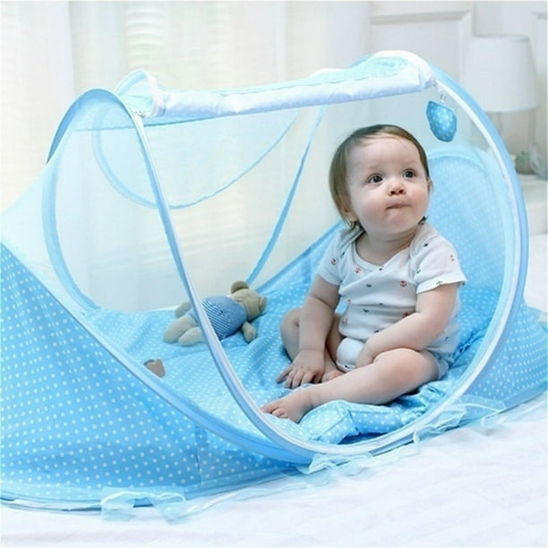 Nouvelle vente ! Support pliant de moustiquaire pour bébé avec fond  moustiquaire pour enfants couverture moustiquaire à installation gratuite 