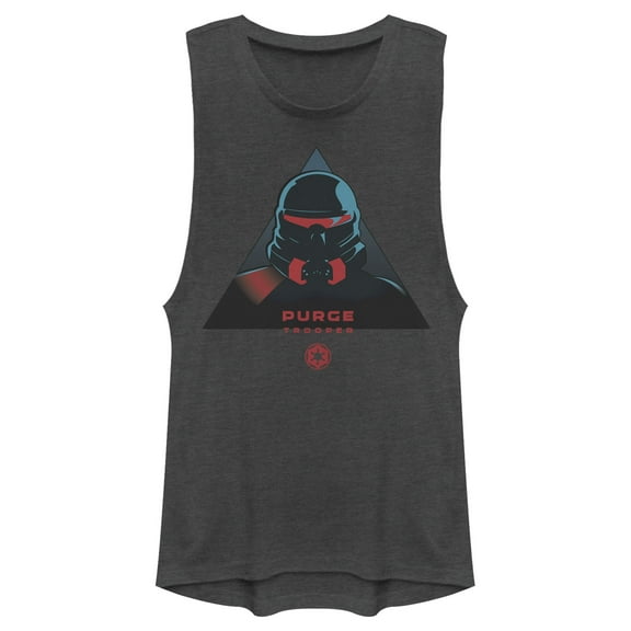 Junior's Star Wars Jedi: Fallen Order Purge Trooper Portrait Festival Muscle Graphic Tee Charcoal Small