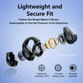 thumbnail image 5 of VEAT00L Open-Ear Headphones, Wireless Clip On Earbuds with Digital Display Charging Case 68 Hours Playtime, Lightweight Comfort, Stable Fit, Open-Ear Safety Design for Active and Office Use, 5 of 9