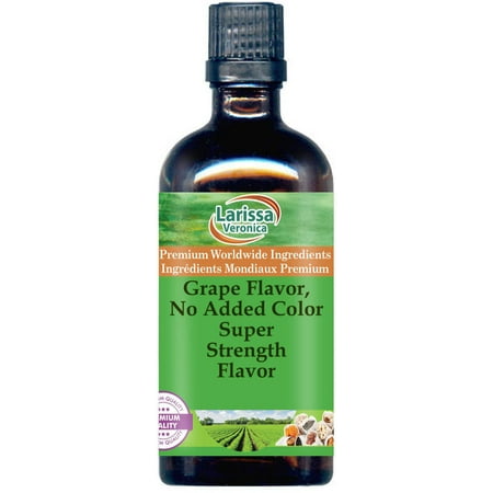 - Grape Flavor, No Added Color Super Strength Flavor (1 oz, ZIN: 527728)