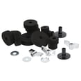 thumbnail image 4 of Bonne Journée Feutre, Protéger Bien Empêcher Collision Hauteur Positionnement 21Pcs Cymbales Accessoires de Remplacement avec Manches Base Écrous Rondelle pour Kits de Batterie Noir, 4 of 8