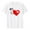 A-White, variant on Men Valentine's Day Casual T Shirts,Matching Couple Interactive Short Sleeve Tees Crewneck with Phrases Heart Designs Comfortable Anniversary Date Night,Leisure Tops,A-Red,L