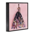 thumbnail image 2 of Stupell Industries Art Deco Floral Reverie Gown Black Framed Giclee Art, 12 x 12, by Svetlana Aleynikova, 2 of 8