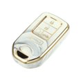 thumbnail image 1 of Ofertas únicas Funda para llavero compatible con Honda Accord CRV Patrón de porcelana de 5 botones TPU Gris Estuche para llavero sin llave, 1 of 7