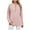 Pink, variant on Luvrsol Womens Tops Loose Solid Casual Long Sleeve Pullover Sweatshirts Tops Blouses S-2XL