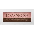thumbnail image 3 of N Harbick 24x11 White Modern Wood Framed Wall Art Titled - Dance in Pink, 3 of 5
