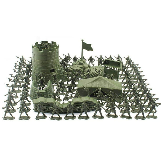 Mini Soldado Juguetes Set, Cultivar La Imaginación Mini Soldado Modelo Juguetes 100 Piezas Para El Hogar