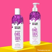 Not Your Mothers Curl Talk Curl Care Shampoo and 3-in-1 Conditioner Set, 12 fl oz, 2 Pack