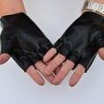 thumbnail image 4 of Black Leather Motorcycle Gloves Ideal for Gothic and Steampunk Inspired Fashion, 4 of 8