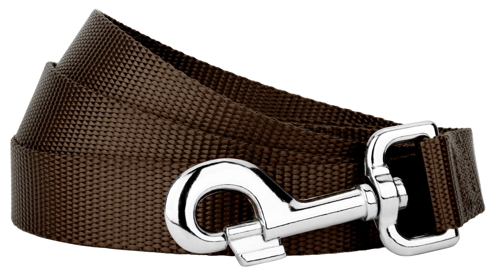 Brown Genuine Leather Dog Leash Lead Training 9.8ft long 1/2" wide US Free ship 