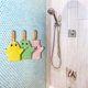 thumbnail image 4 of Juego de 3 manoplas de baño para bebé diseñadas en un lindo estilo amarillo esmerilado suave, manoplas de toalla para baño y baby shower JM, 4 of 5