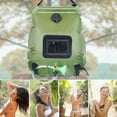 thumbnail image 6 of 2X 20L Outdoor Camping Shower Water Bag Camping Mountaineering Solar Shower Bag Portable Outdoor Bath Water Storage Bag,2 x Camping bathing water bag,green, 6 of 6