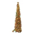 thumbnail image 1 of Foldable Xmas Tree, 4.9ft PET Artificial Xmas Tree for Holiday Decoration  Feel Quick Assembly Fade Resistant Customizable, 1 of 7