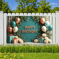 thumbnail image 6 of Decorative Design Happy Birthday Banner Balloon Decoration Floral Elements Celebration Banner for Birthday Party Event Decoration Indoor Celebration, 6 of 8