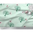 thumbnail image 2 of Soimoi Rayon Fabric Dot & Lotus Block Print Fabric by The Yard 42 Inch Wide, 2 of 3
