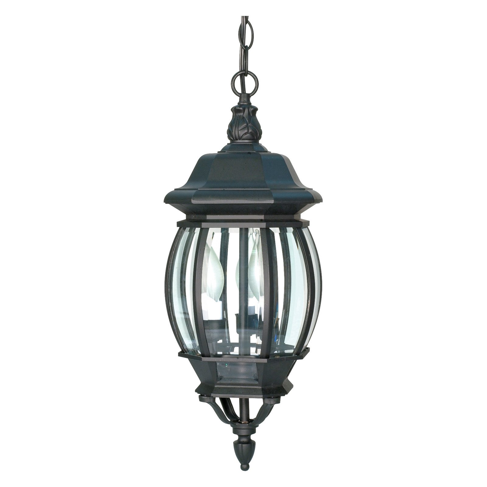 Nuvo 60-894 - Central Park - 3 Light - 20" - Hanging Lantern - w/ Clear Beveled Glass - image 2 of 2