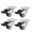 1Inch With Brake, variant on Soft Rubber Wheel For Platform Trolley Chair Accessory 360° 1/2 Inches 4Pcs Furniture Caster Universal Swivel Caster Household ,Reliable