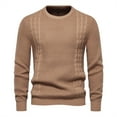 thumbnail image 2 of Styesk Chandail pour Hommes Chandail Col Rond Décontracté Couleur Unie, 2 of 7