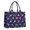 Astronaut and Heart Black Pattern, variant on Astronaut and Mushroom Purple Pattern Tote Bag, Laptop Carry Tote with Interior Pockets & Top Handle, Smooth Zipper Gifts for Women Men,15.7 X 5.1 X 13 Inches