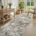 thumbnail image 5 of UERMEI 3x8 Runner Washable Area Rugs for Living Room, Modern Abstract Printed Rug, Vacuum-Friendly, Non Slip Indoor Rug for Bedroom Entryway Home Decor Carpet, Gold Brown, 5 of 7