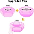 thumbnail image 3 of Small Animals Cage Tent Breathable & Transparent Pet Playpen Pop Open Outdoor/Indoor Exercise Fence Portable Yard Fence for Guinea Pig Rabbits Hamster Chillas Hedgehogs (Bla, 3 of 6