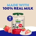 thumbnail image 5 of GoGo squeeZ Low Fat Yogurtz Strawberry Yogurt Snack Pouches, 3 oz (10 Pack), 5 of 17