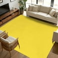 thumbnail image 3 of Lemon Yellow Area Rugs 5x8 for Living Room, Farmhouse Solid Yellow Color Modern Art Non Slip Washable Rug Runner, Low Pile Indoor Floor Carpet Mat Bathroom Rugs for Bedroom, Kids Room, 3 of 9