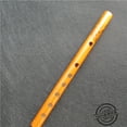 thumbnail image 2 of Traditional Long Bamboo Flute Clarinet Student Musical Instrument 7 Holes 24cm for Music Lover and Beginner, 2 of 8