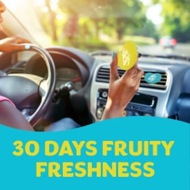 Jelly Belly Duo Car Air Freshener Vent Clips, Berry Lemonade Scent, 2 Pack, ENERGIZER JB DUO BERRYLEMN 2PK