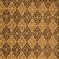 thumbnail image 1 of Ahgly Company Machine Washable Indoor Square Transitional Saddle Brown Area Rugs, 8' Square, 1 of 7