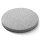 thumbnail image 1 of Xiao Hua Cojín redondo suave para silla de dormitorio, oficina, cocina, comedor, antideslizante, 40 cm, gris claro, 1 of 5