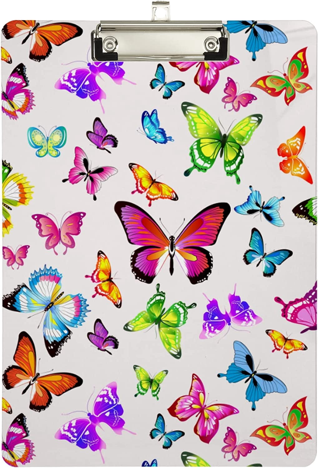 FMSHPON Colorful Butterfly Clipboard Hardboard Wood Nursing Clip Board ...