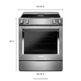 thumbnail image 5 of Kitchenaid KSEG950ESS 30-inch 4-element Electric Downdraft Slide-in Range, 5 of 6