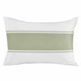 thumbnail image 2 of Solid Sage Green Throw Pillow Cover, Stripes Modern Minimalism Art Rectangle Decorative Pillow Case Protector Soft Cushion Cover Lumbar Pillowcase for Couch Sofa Bedroom Car Chair Decor 20x36 Inch, 2 of 8