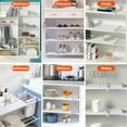 Tension Shelf & Rod Expandable Adjustable Storage Rack Separator,Closet