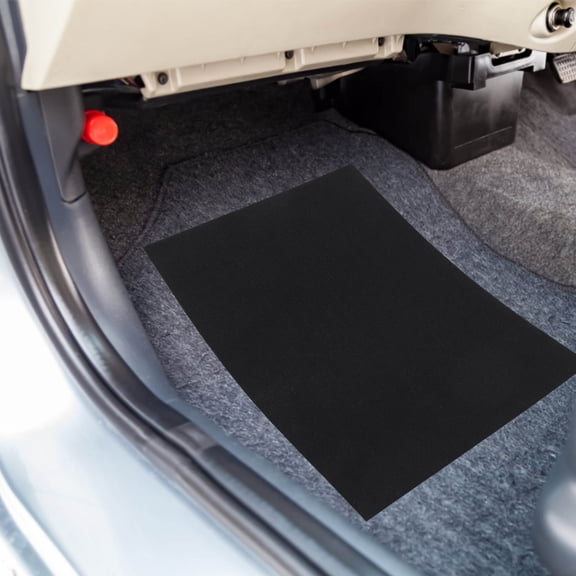 Supvox 20Pcs Trim to Fit Disposable Car Floor Mats Black Heavy Duty Automotive Foot Mats