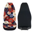 thumbnail image 6 of POLERO Vibrant Floral Mix Vehicle Seat Covers for Women, Set of 2 Front Seat Cover Anti-Slip Breathable Car Front Seat Covers, 6 of 13