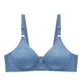 thumbnail image 1 of Bra Large Size Thin Without Ring Comfortable And Breathable Traditional Three Of Buckle Bra, 1 of 9