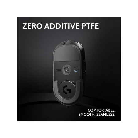 Logitech - G PRO X SUPERLIGHT 2 LIGHTSPEED Lightweight Wireless Optical Gaming Mouse with HERO 32K DPI Sensor - Black