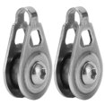 thumbnail image 4 of 2pcs Sailing Pulley Stainless Steel Visual Anchor Fishing Pulley with Bearing for Kayak Canoe Boat, 4 of 5