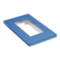 thumbnail image 2 of Placa Para Contacto Omega Plástico Azul 3 Módulos 12.5Cm, 2 of 2
